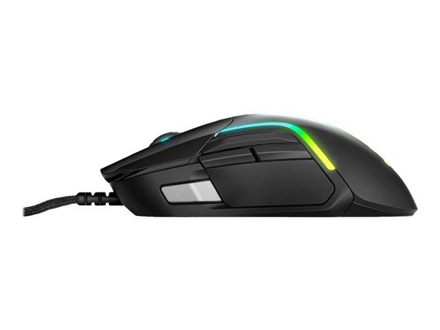 Matte Black Ergonomic Optical USB Mouse B45139