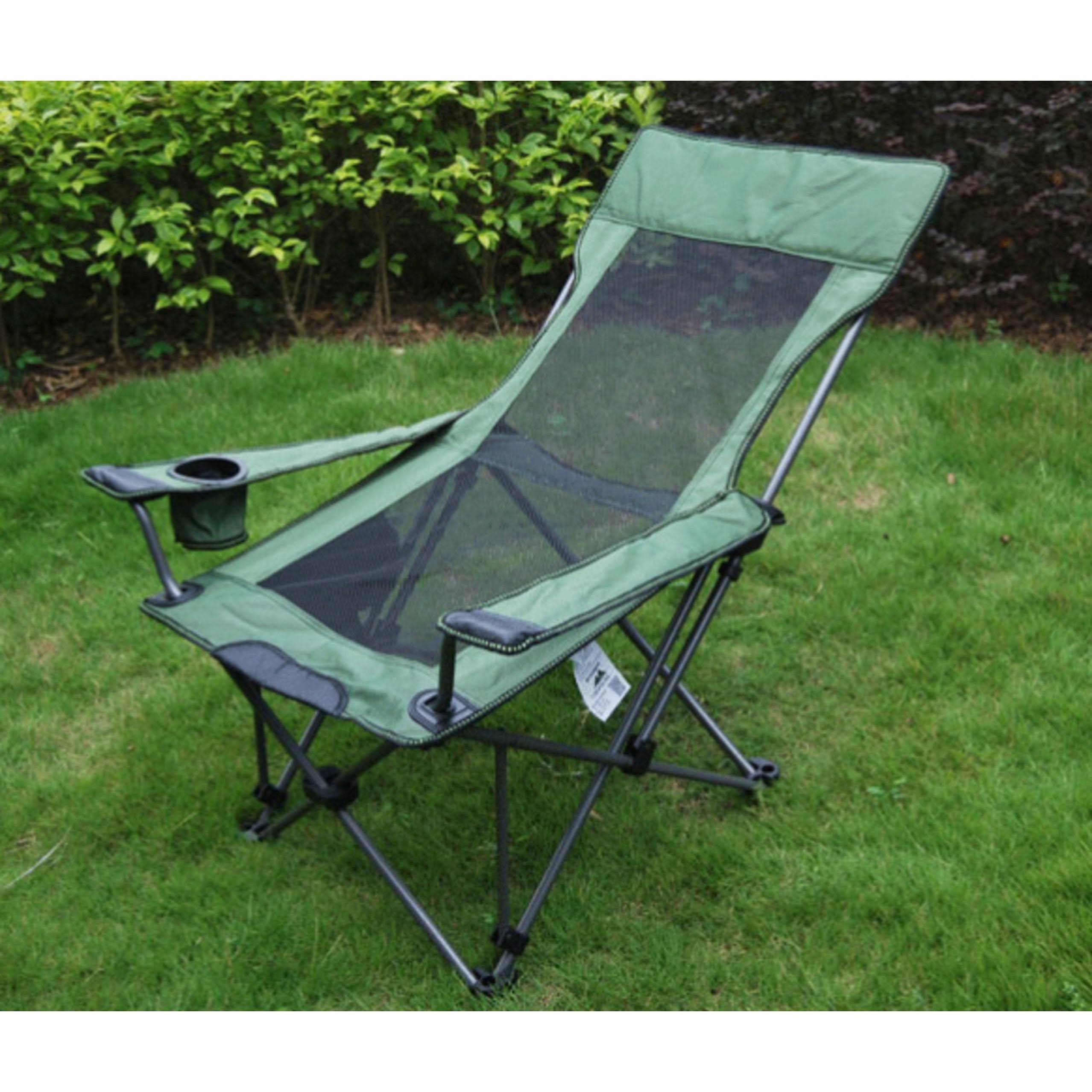 Adjustable Beach Camping Chair - Blue P48699