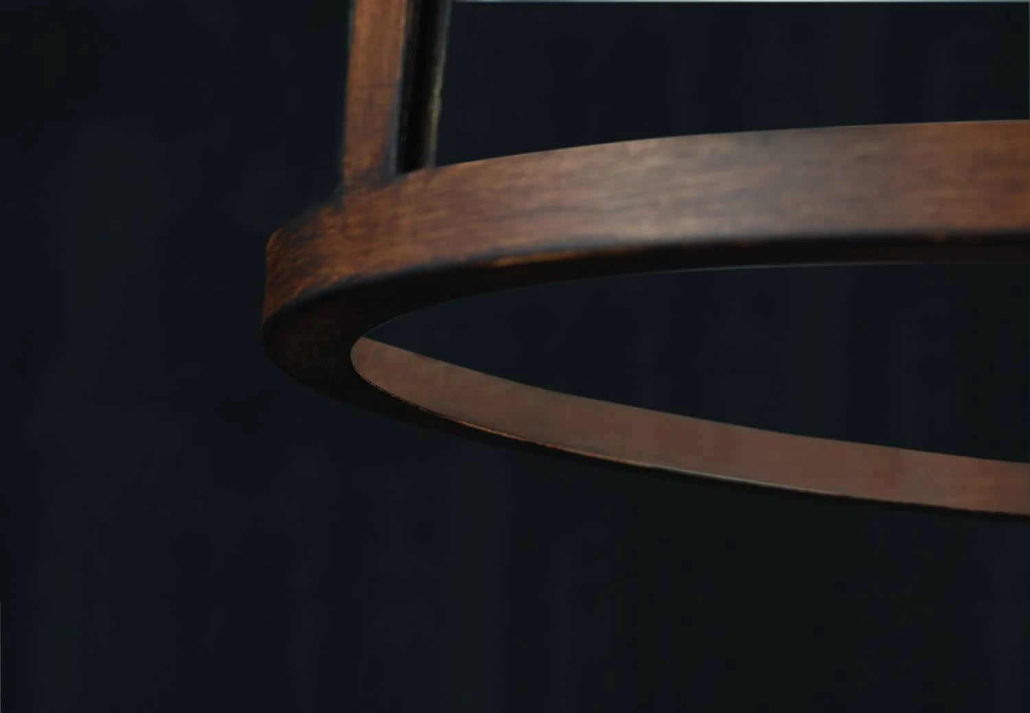 Graphite-Ironwood 3 Light Semi-Flush Mount R1470