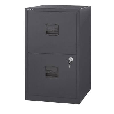 Charcoal 2-Drawer Vertical Filing Cabinet A5635