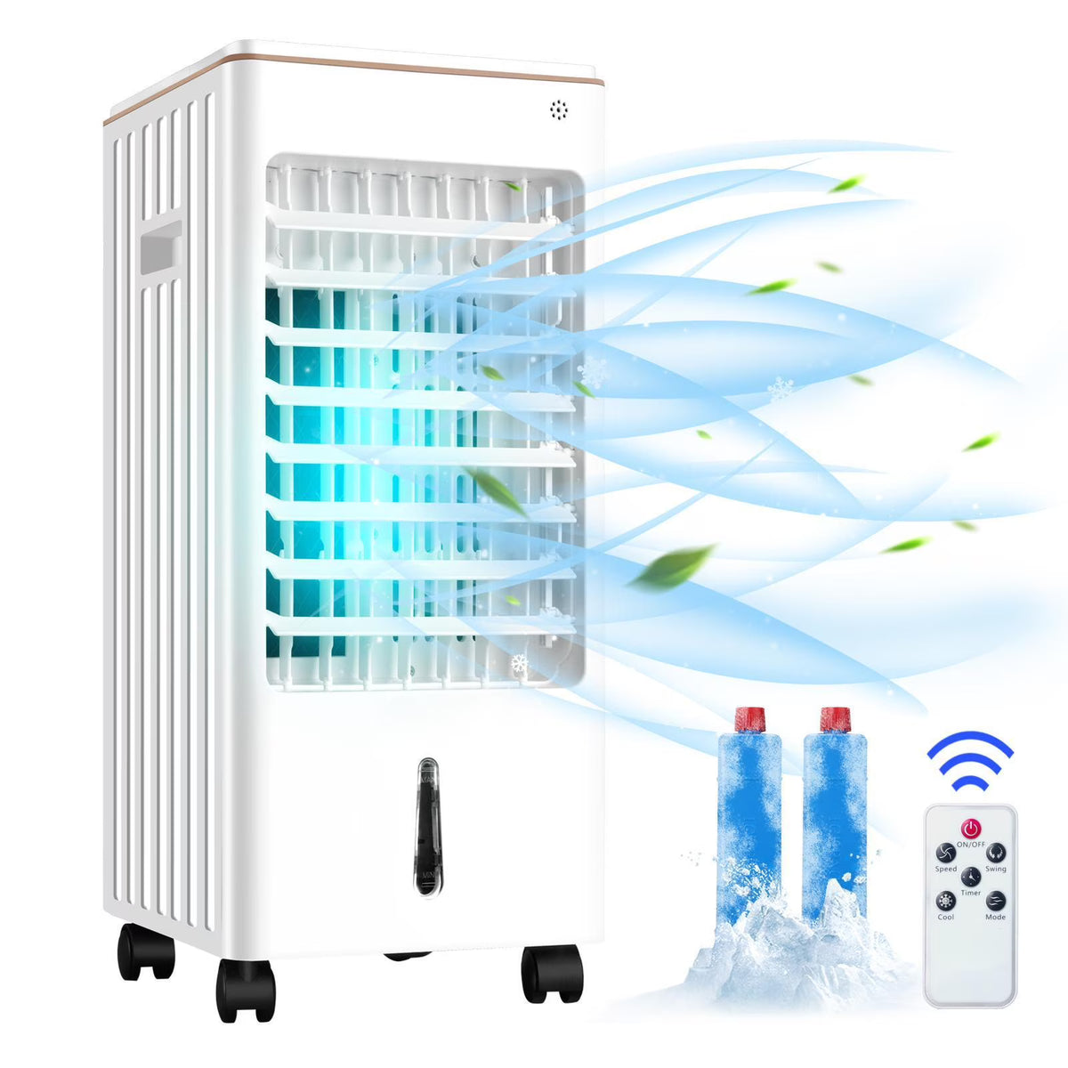Portable Evaporative Air Cooler Fan with Remote Control T400