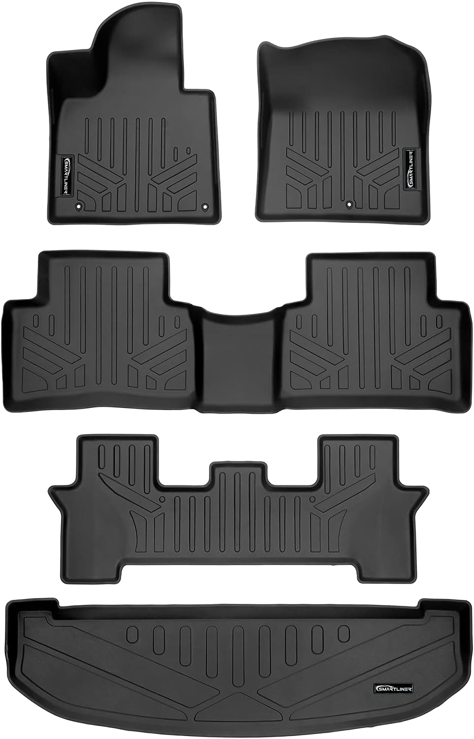 Custom Fit 3 Row Floor Mats & Cargo Liner Set U519