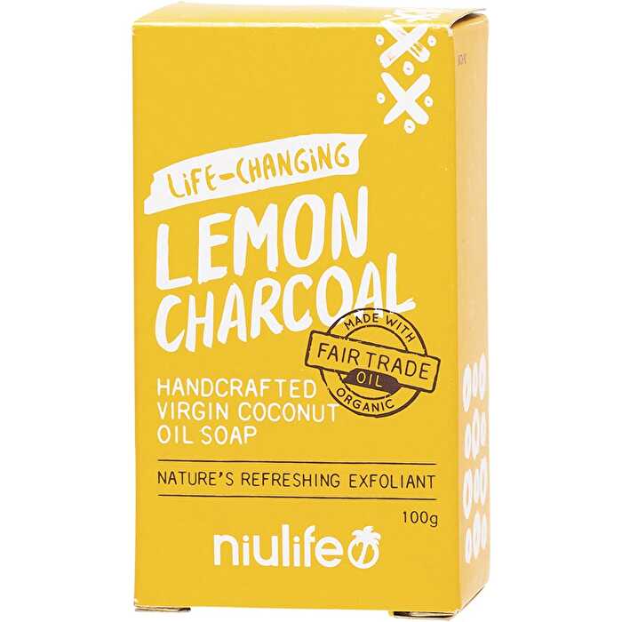 Coconut Oil Soap Lemon Charcoal 100g S518