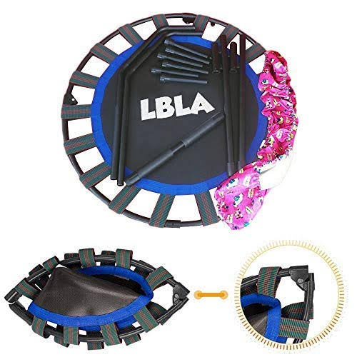 36-Inch Kids Trampoline with Adjustable Handrail and Safety Padded Cover P10041