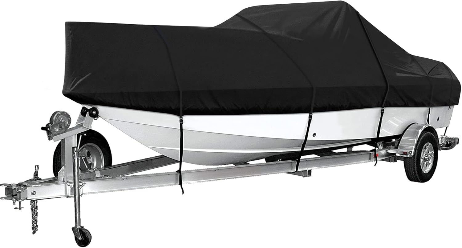 Cuddy Cabin Boat Cover, Waterproof Heavy Duty 600D Marine Grade Polyester R935786