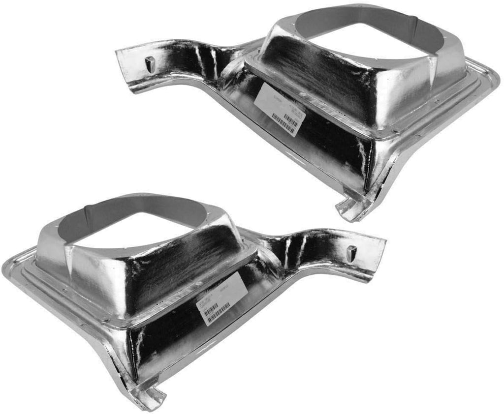 Chrome Headlight Trim Bezel Set for 1973-1978 Chevrolet GMC Pickup Truck, Pack of 2 I846711