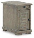 Bisque Chairside End Table T435606