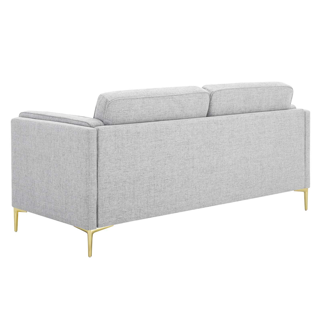 Light Grey Fabric Sofa B2819