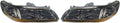 Headlight Assembly Pair for Honda Accord 2001 2002 Y6519