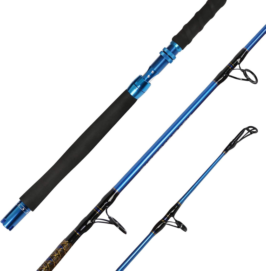 Saltwater Graphite Jigging Spinning Fishing Rod Pack of 2 O629699