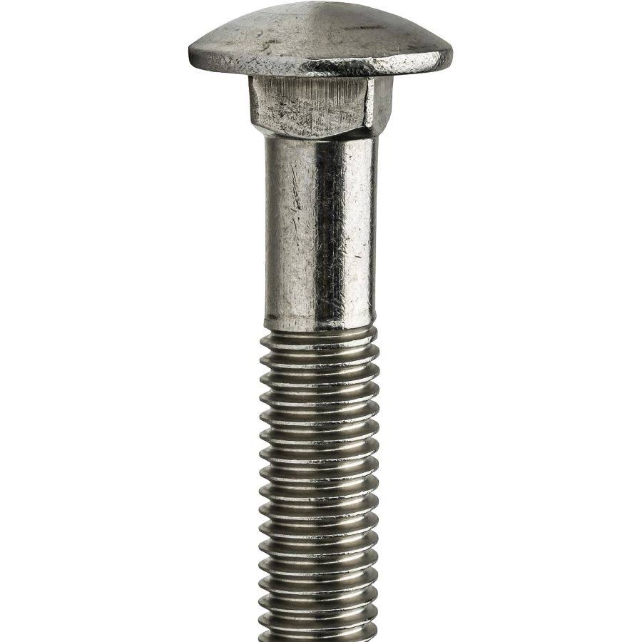 5/8-11 x 14x22 Partially Threaded Stainless Steel 18-8 Carriage Bolts Qty 5 V1351