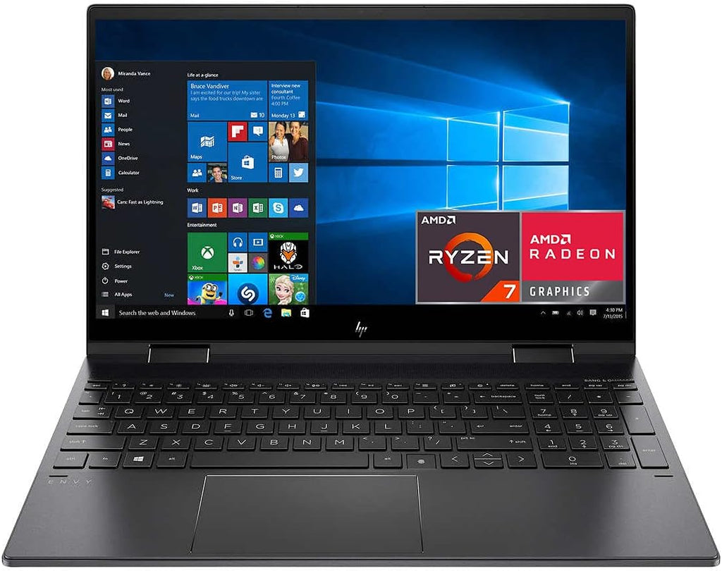 15.6 Touchscreen 2-in-1 FHD IPS Laptop, AMD Ryzen 7 5700U, 12GB RAM, 512GB PCIe SSD D476578
