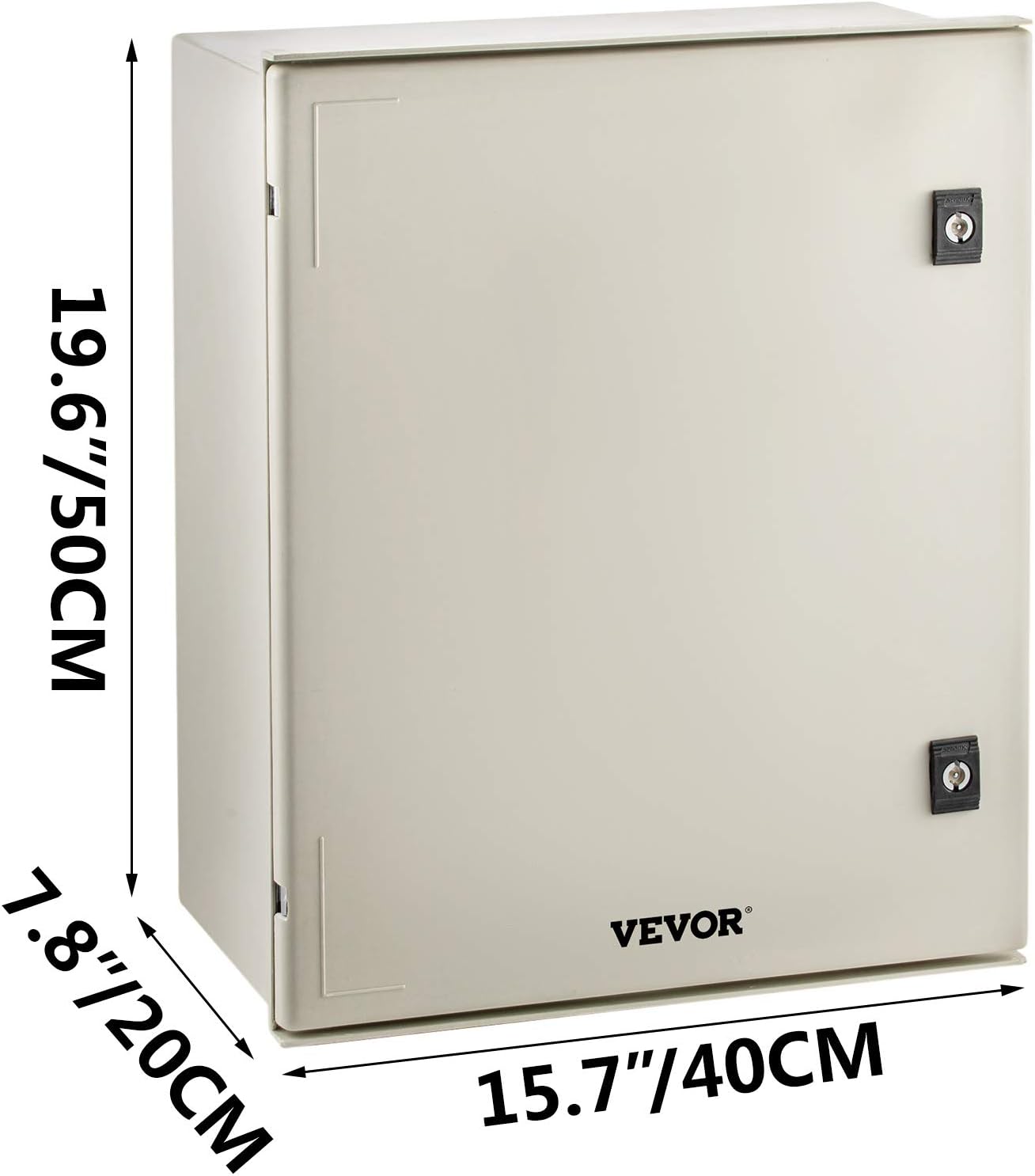 20 x 16 x 8 Inches Wall Mounted Waterproof Electrical Enclosure with Mounting Plate L62164