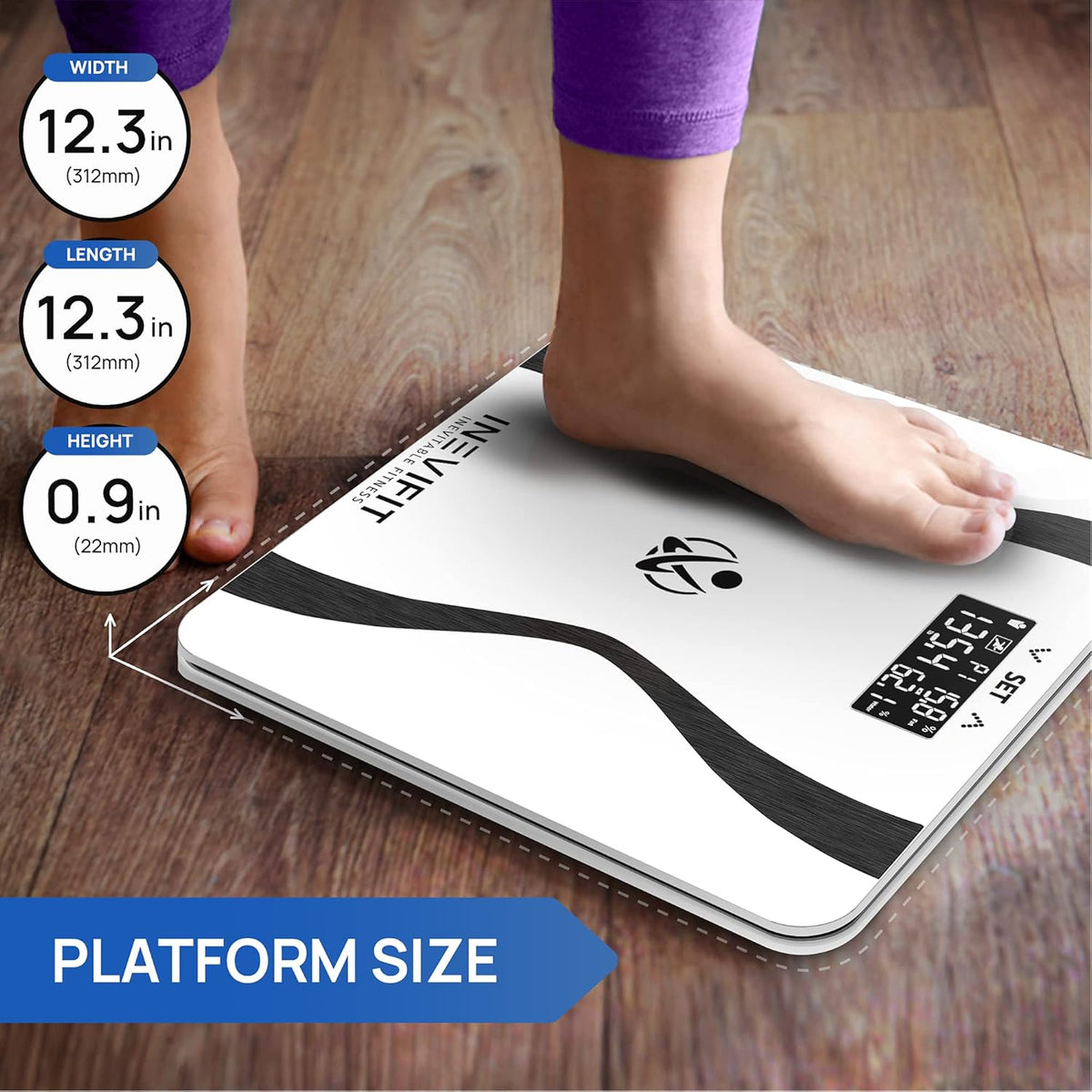 Digital Bathroom Body Composition Analyzer Scale V2729
