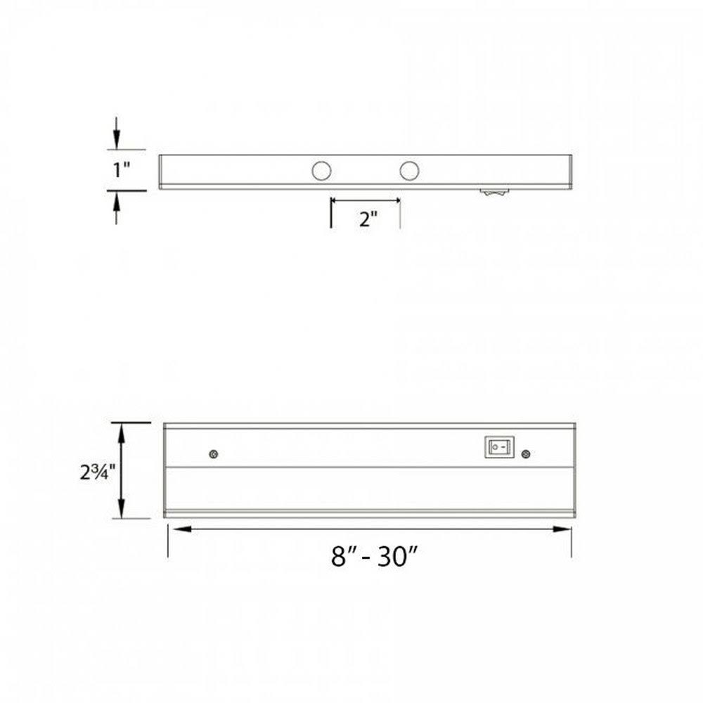 LEDme Light Bar 30x22 2700K White Q164841