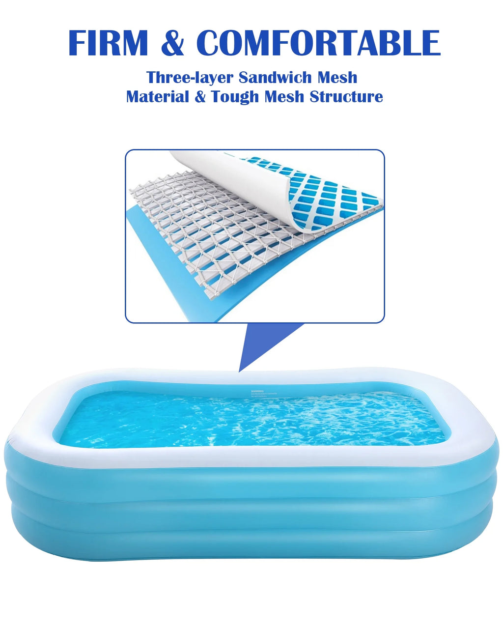 95In Inflatable Swimming Pool Y370260