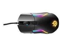 Matte Black Ergonomic Optical USB Mouse B45139