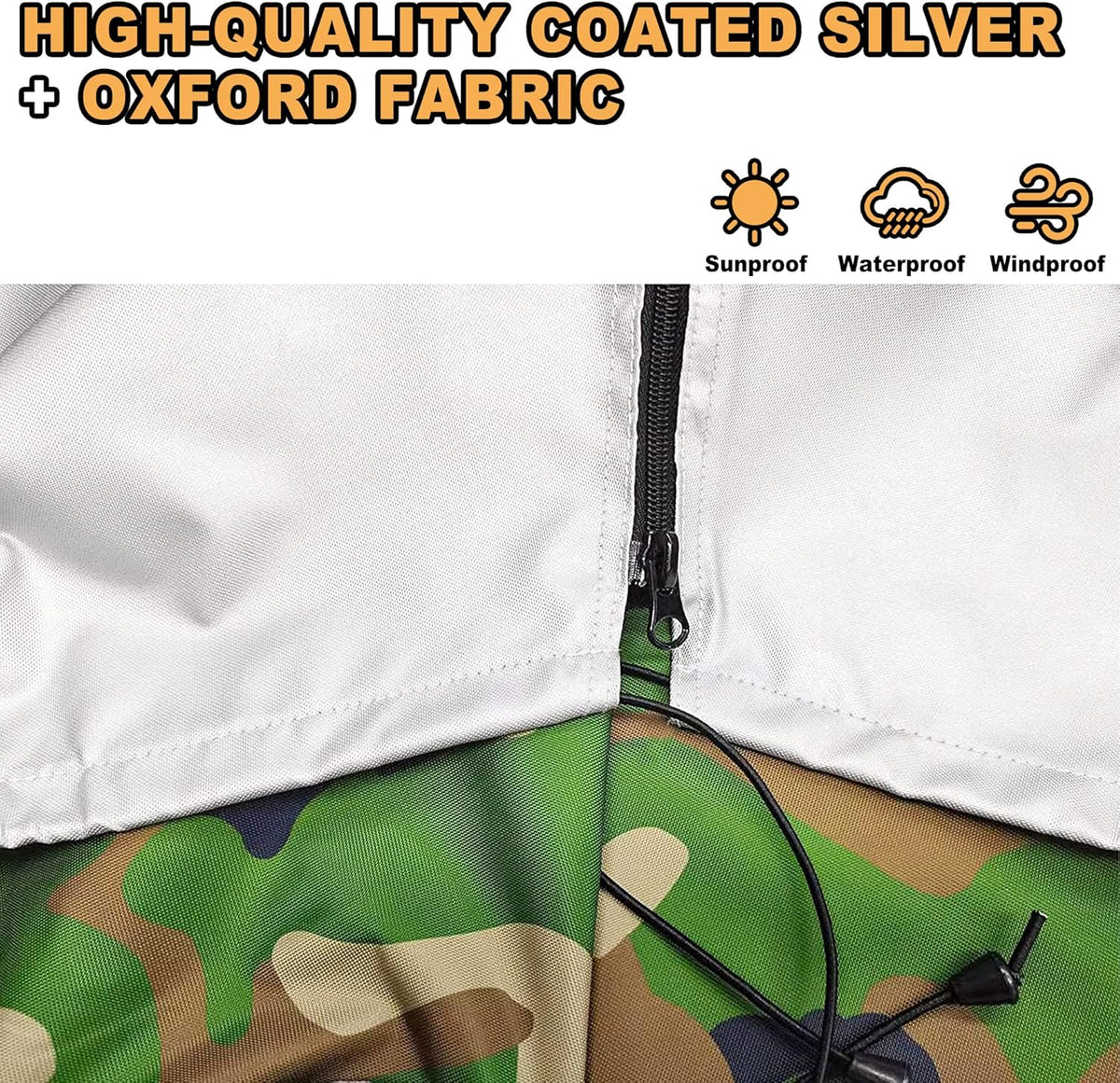 Outdoor Waterproof Astronomical Telescope Cover with Adjustable Drawstring G618
