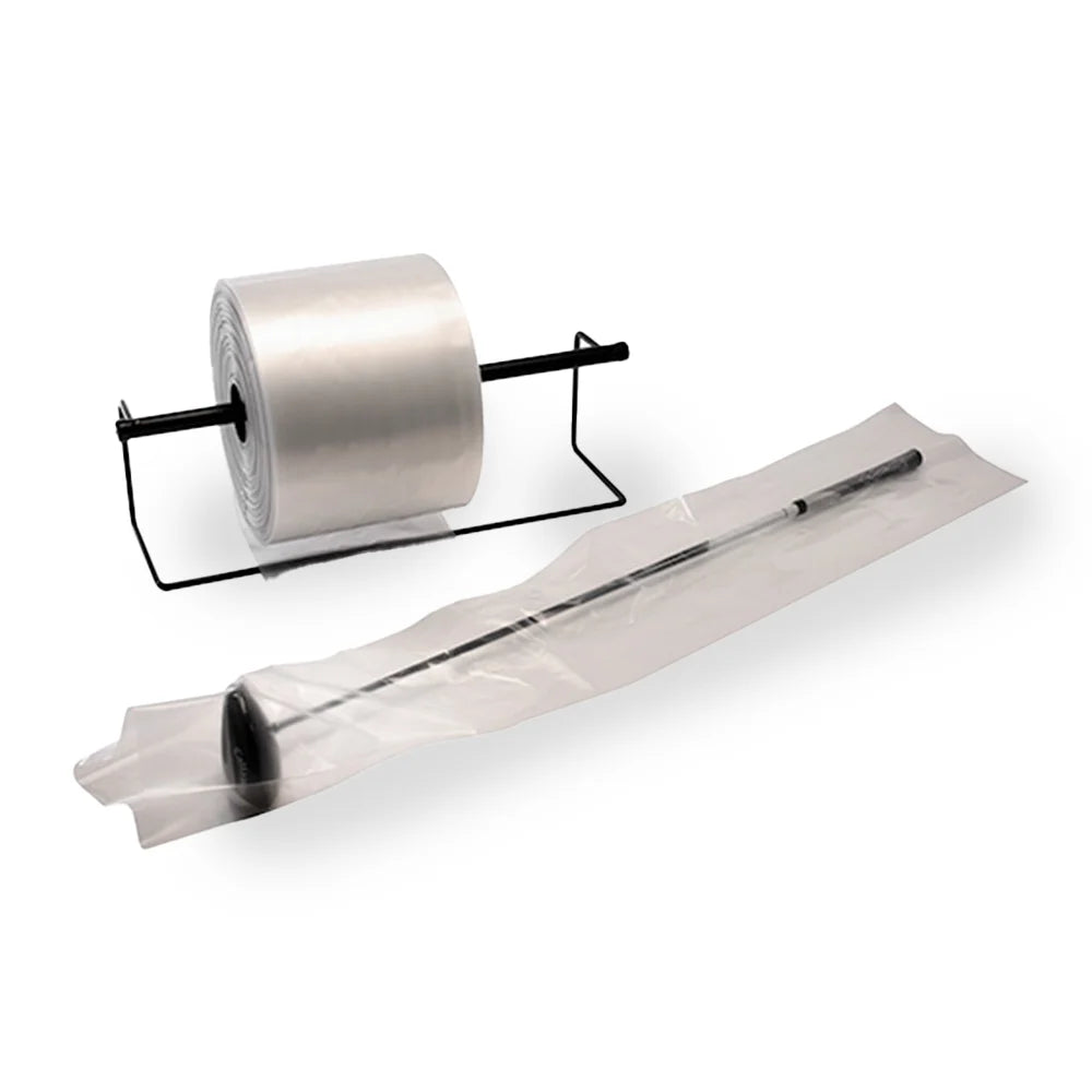 2.5" x 1500' Clear Polyethylene Poly Tubing Single Roll Z403