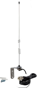 Dual Band NMO Antenna with 13ft RG58/U Coaxial Cable and Stainless Steel L Bracket S845389