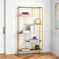 Gold Metal Etagere Bookcase H95573