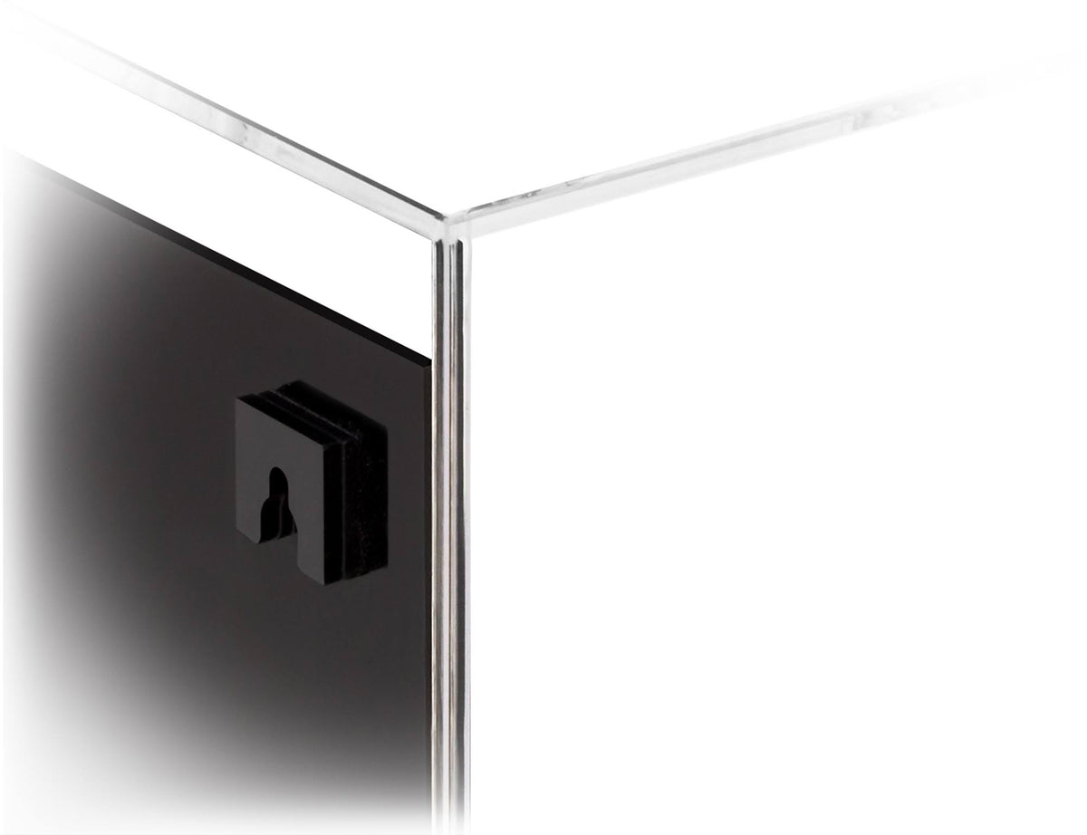 Acrylic Display Case with Black Back and Wall Mount 5.5 x 5.5 x 13.25 G772713