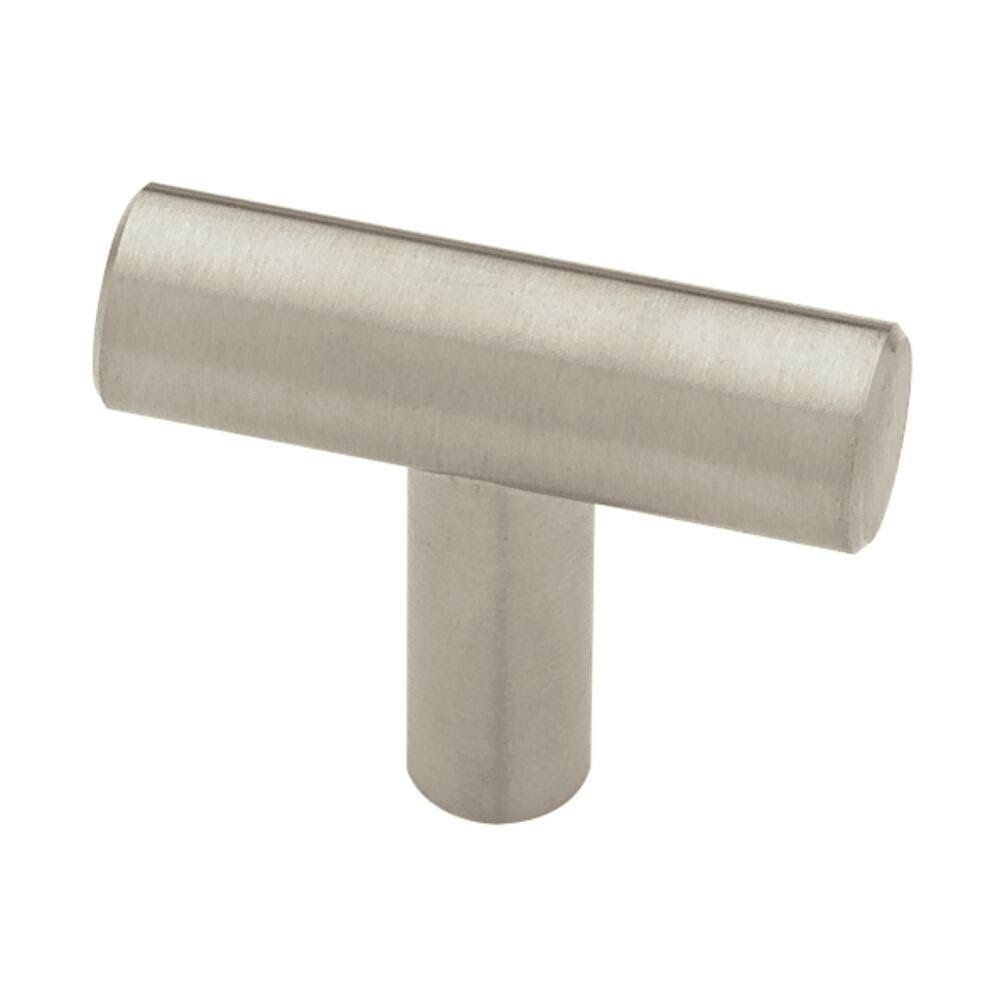 Brushed Steel Bar Cabinet Knob 24-Pack M900
