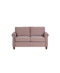 Brown Nailhead Loveseat I23450