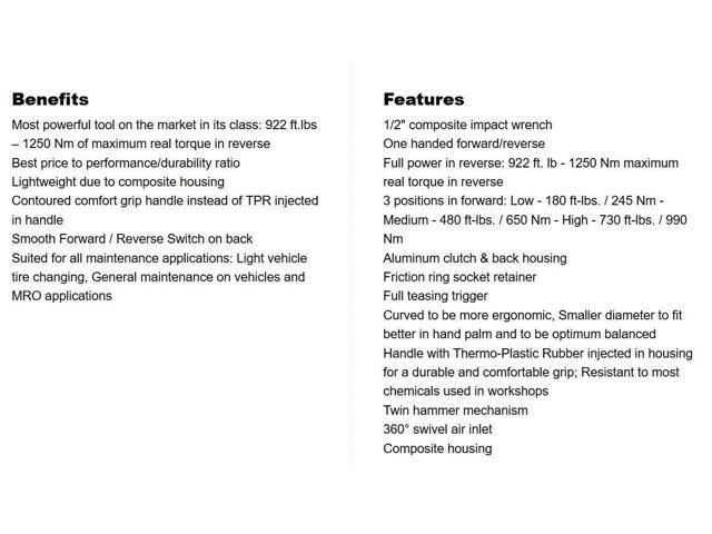 1/2in Composite Impact Wrench B7911
