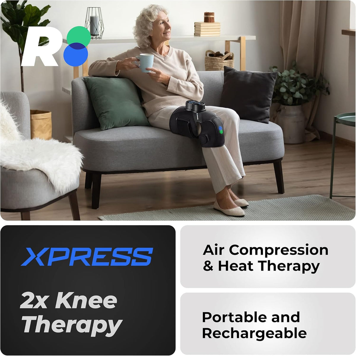 Knee Massager with Heat and Compression P7562