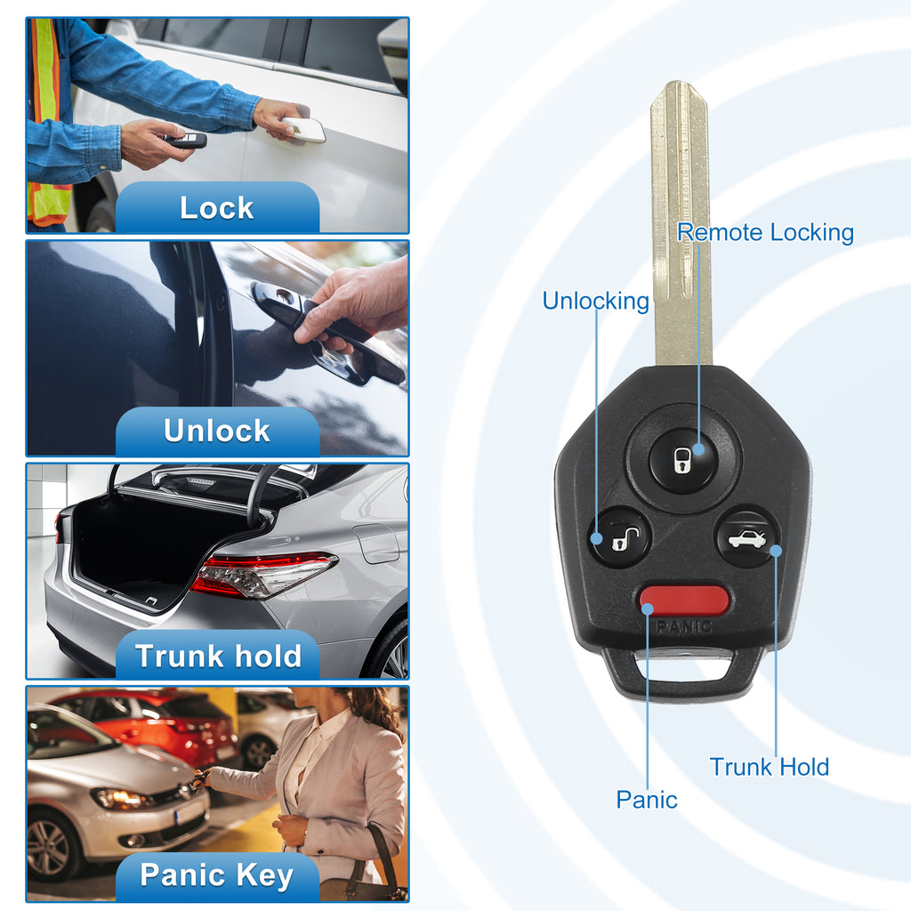 Keyless Entry Remote Control Key Fob 433MHz B539235