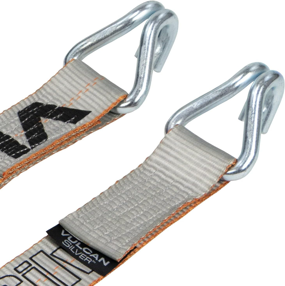 Ratchet Strap with Wire Hooks, 2 Inch x 15 Foot, 4 Pack, 3,300 Pound Safe Working Load E53687