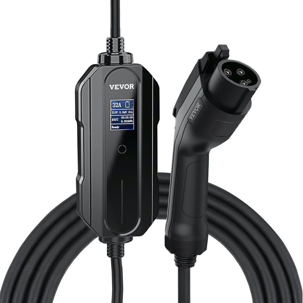 Portable 32 Amp EV Charger with 25 ft J1772 Charging Cable G290