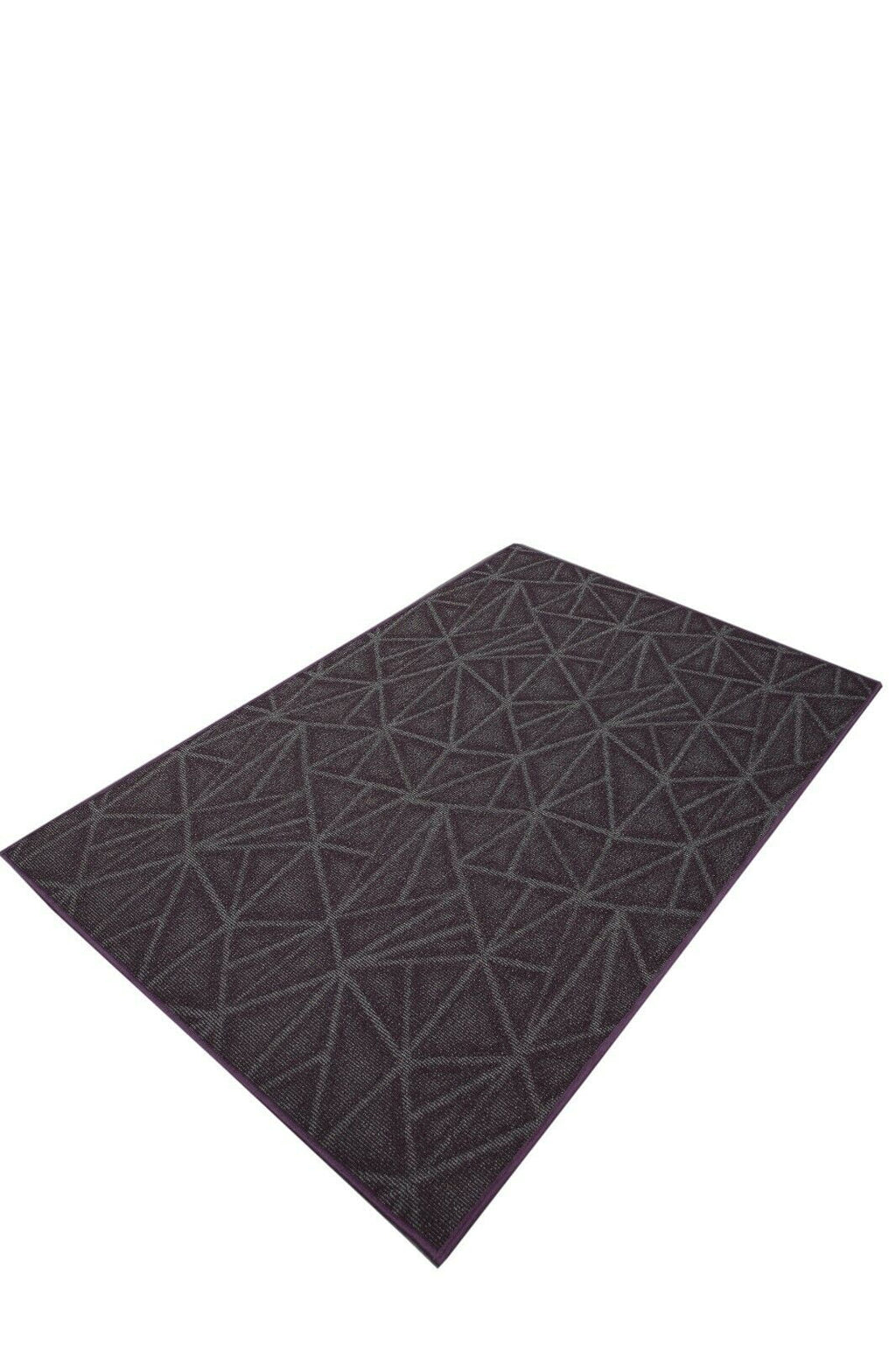 Purple 6' x 12' Solid Color Area Rug K448