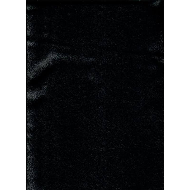 Full-Size Faux Leather Futon Mattress in Black S7950