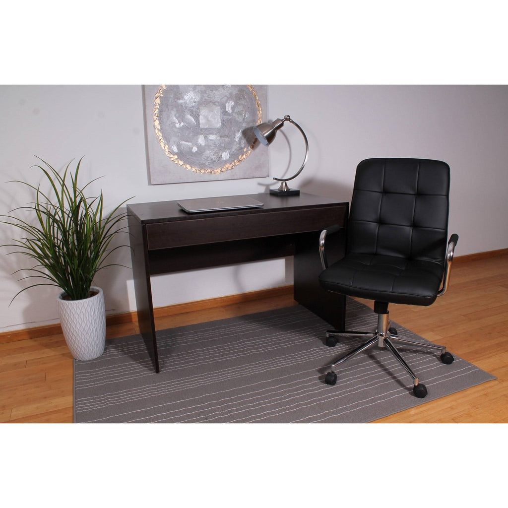Red Faux Leather Office Chair X40858