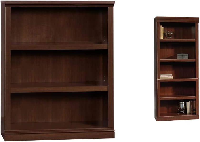 3-Shelf Bookcase, Washington Cherry finish O230742