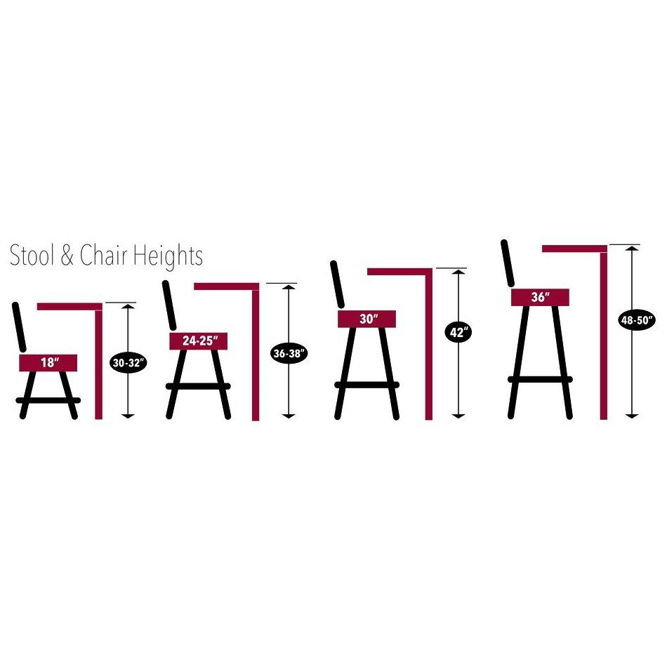 Black Wrinkle 36 inch Bar Stool D948632