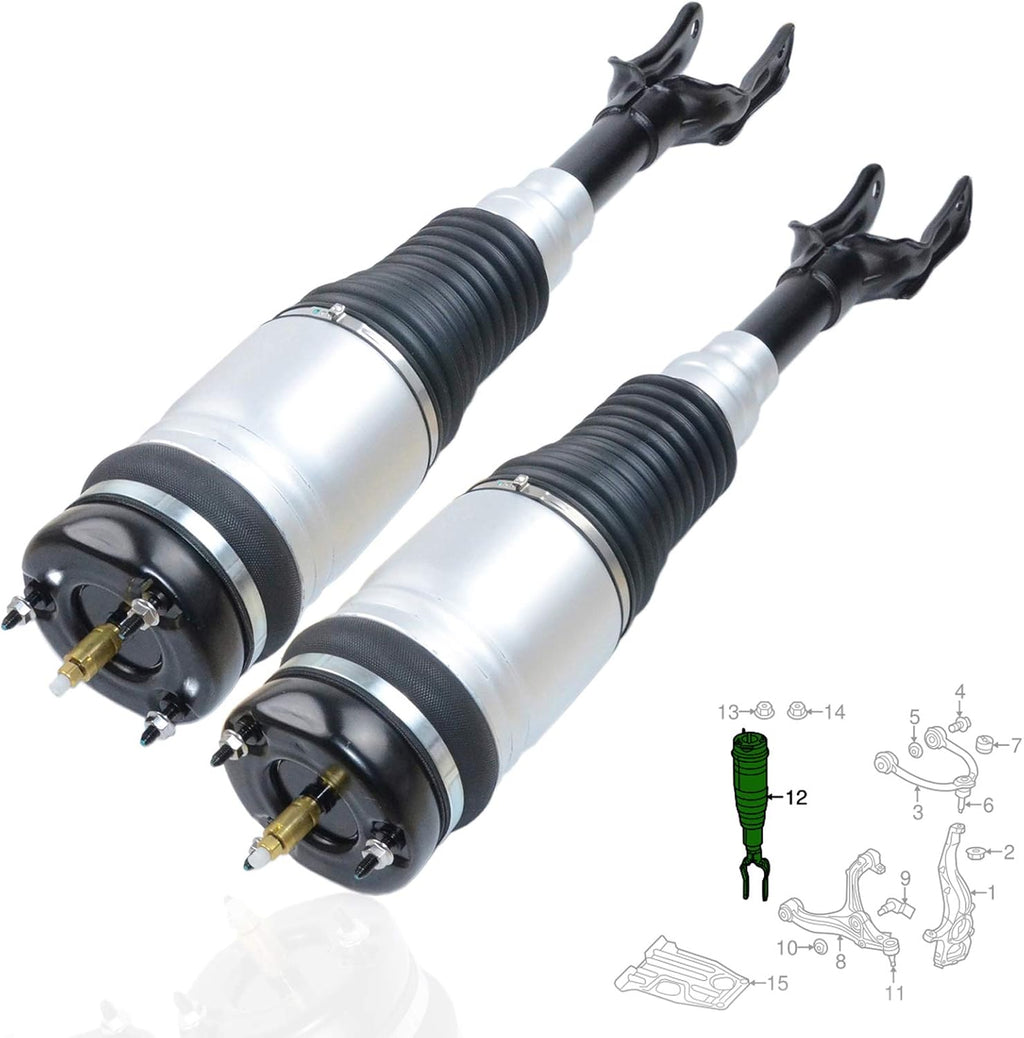 Rear Air Suspension Shocks Absorbers Replacement for Ram 1500 2013-2018 Left and Right T248