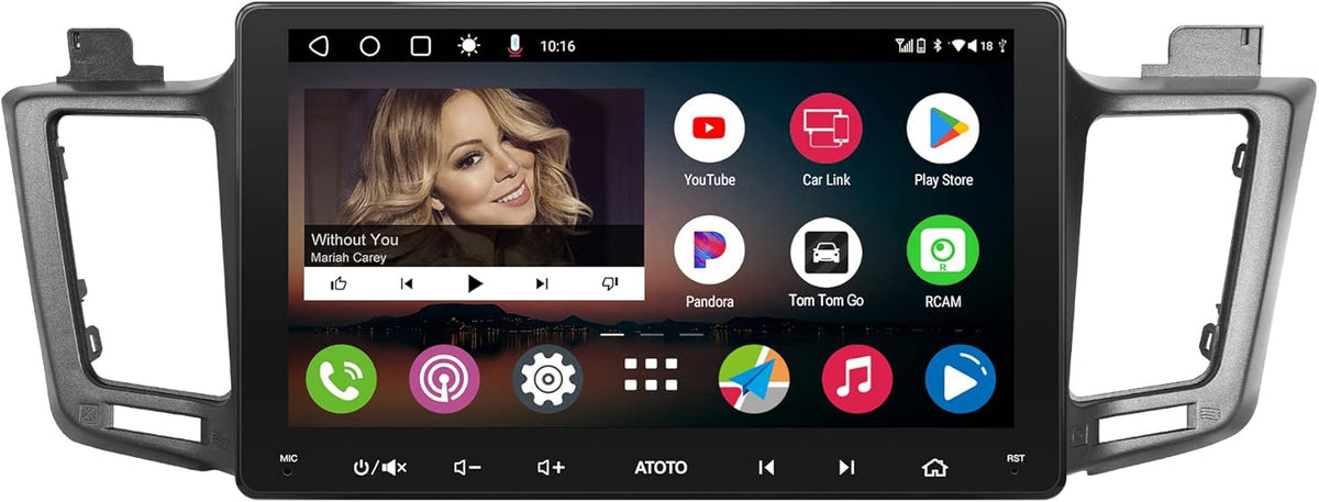 Android Double Din Car Stereo with Wireless CarPlay & Android Auto, 9inch IPS Display U580