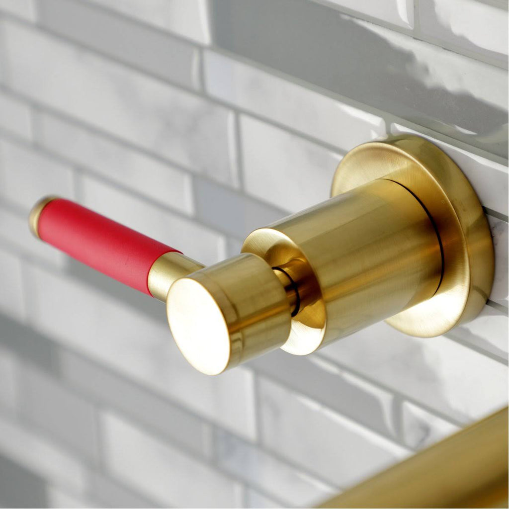 2-Handle Wall Mount Bathroom Faucet, Polished Nickel K7950