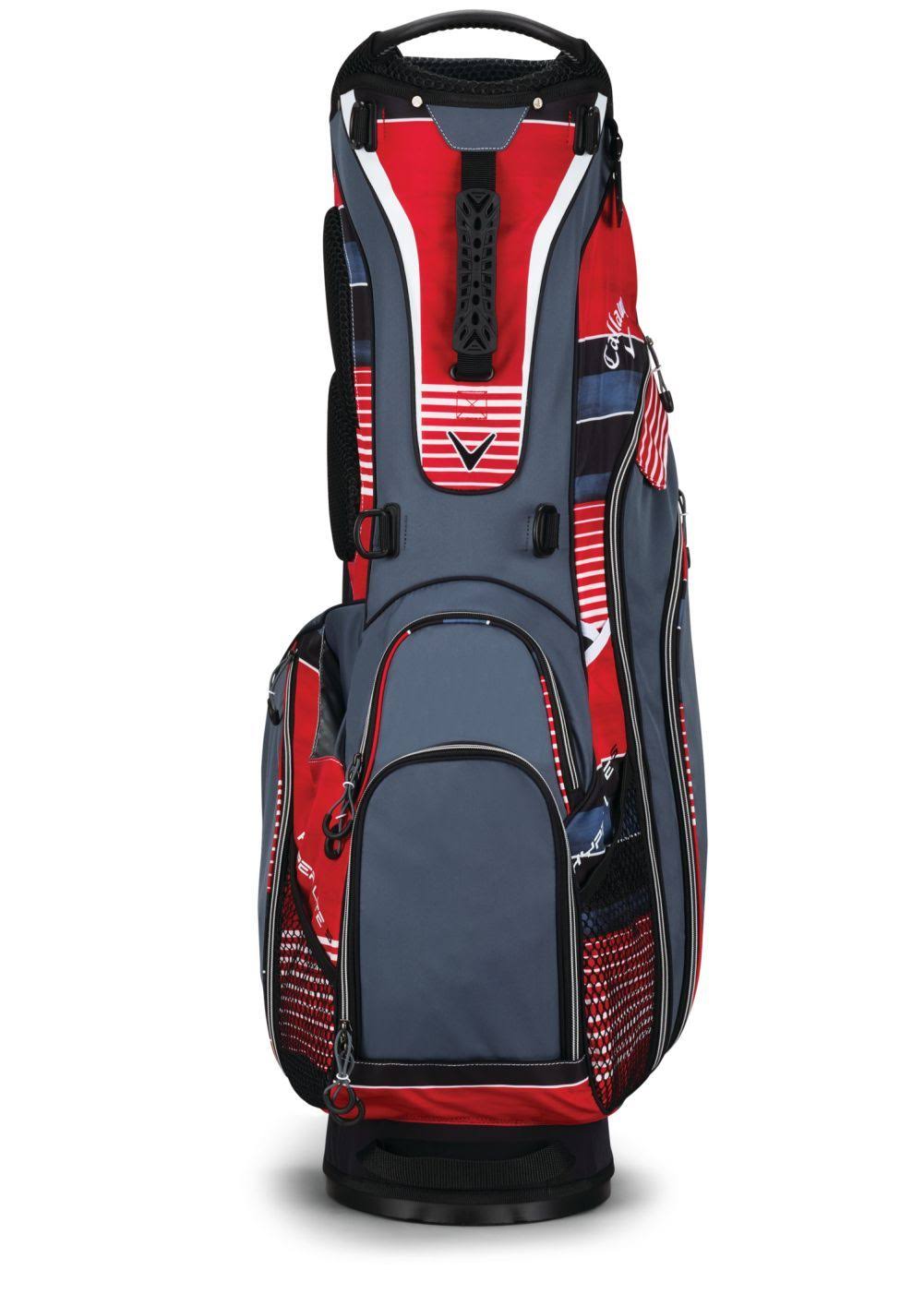 Titanium Red Black Stand Bag V756