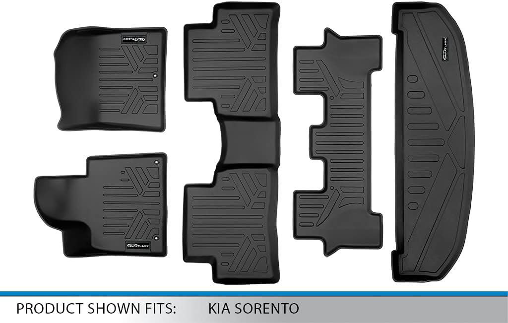Custom Fit 3 Row Floor Mats & Cargo Liner Set U519
