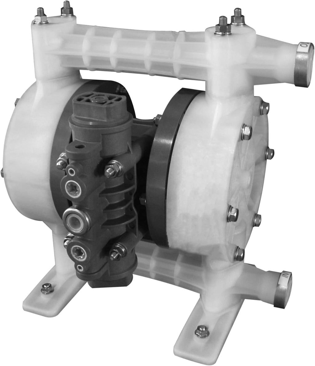 Air Operated Double Diaphragm Pump, 1-inch Inlet/Outlet, Aluminum Casing, NBR Diaphragm, 37 GPM Y729152