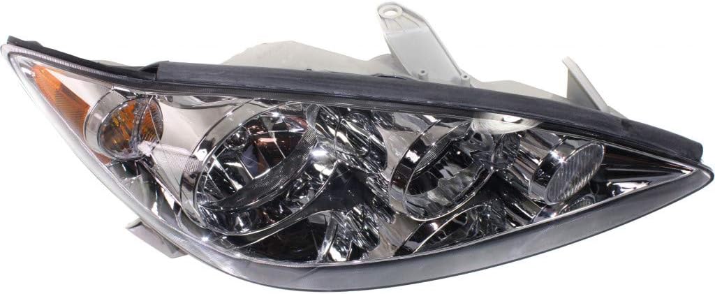 Toyota Camry Headlight Assembly 2005 2006 Passenger Side Halogen O3154