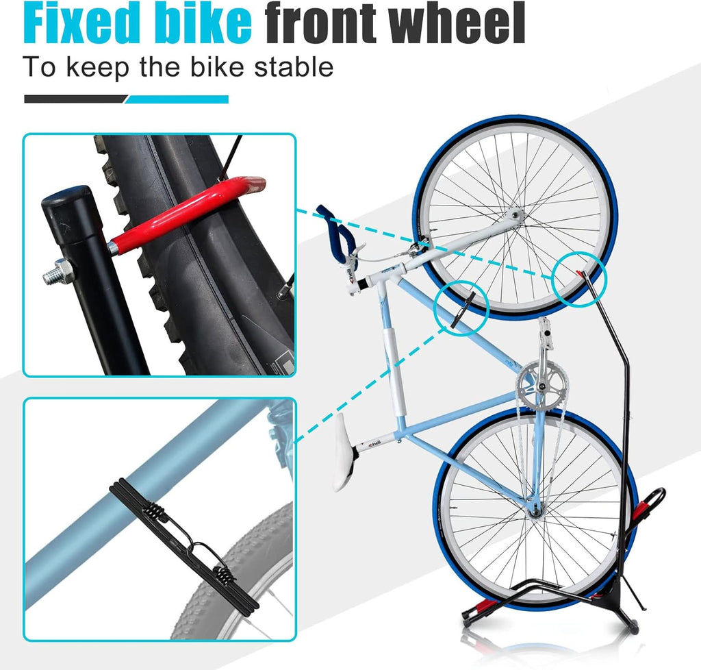 Vertical Bike Floor Stand, Adjustable Height, Pack of 2 V80766