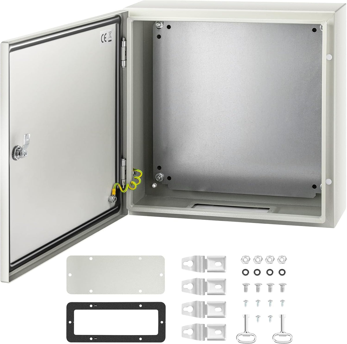 20 x 20 x 6'' NEMA 4X Steel Electrical Box with Mounting Plate S44323