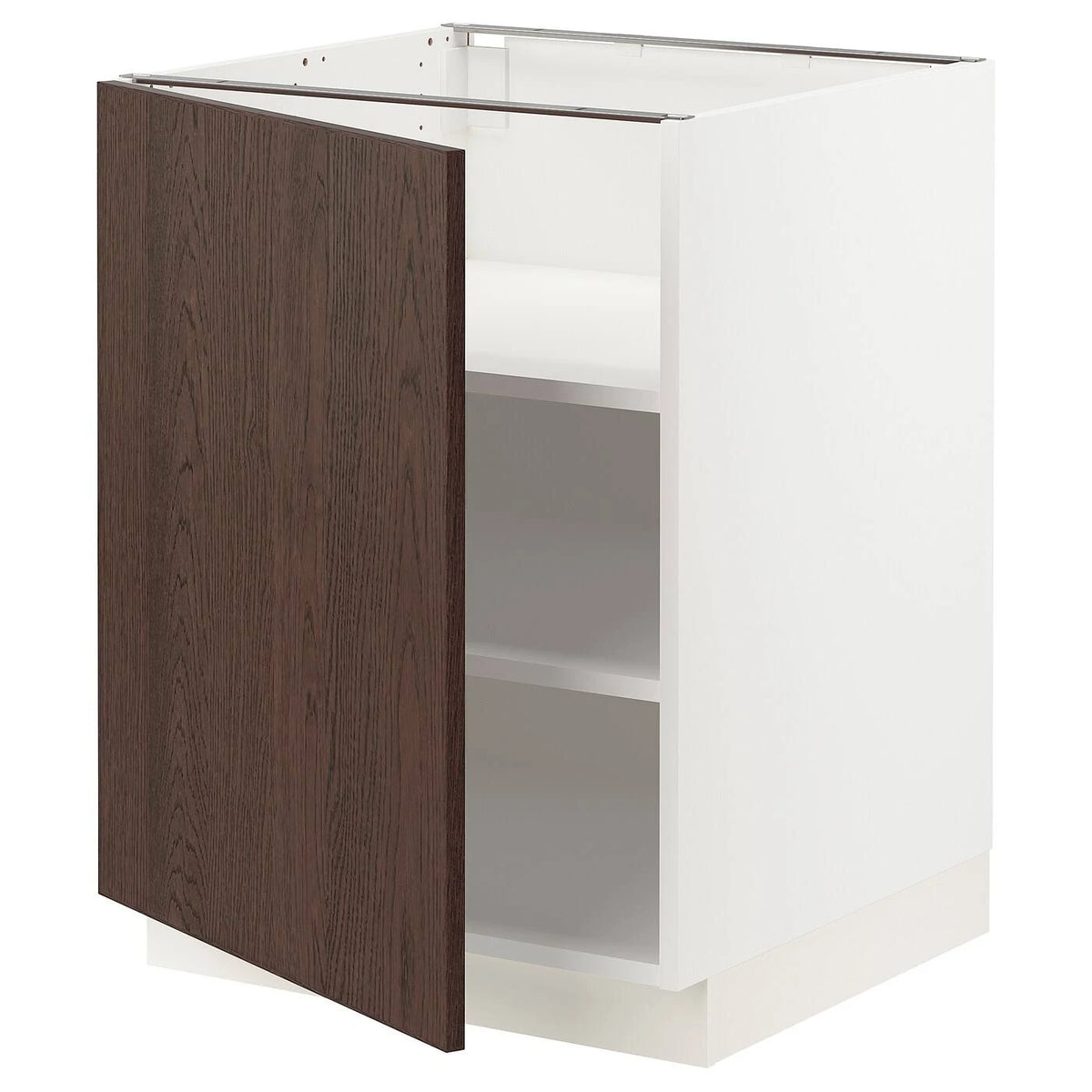 White Base Cabinet with Shelves L78912