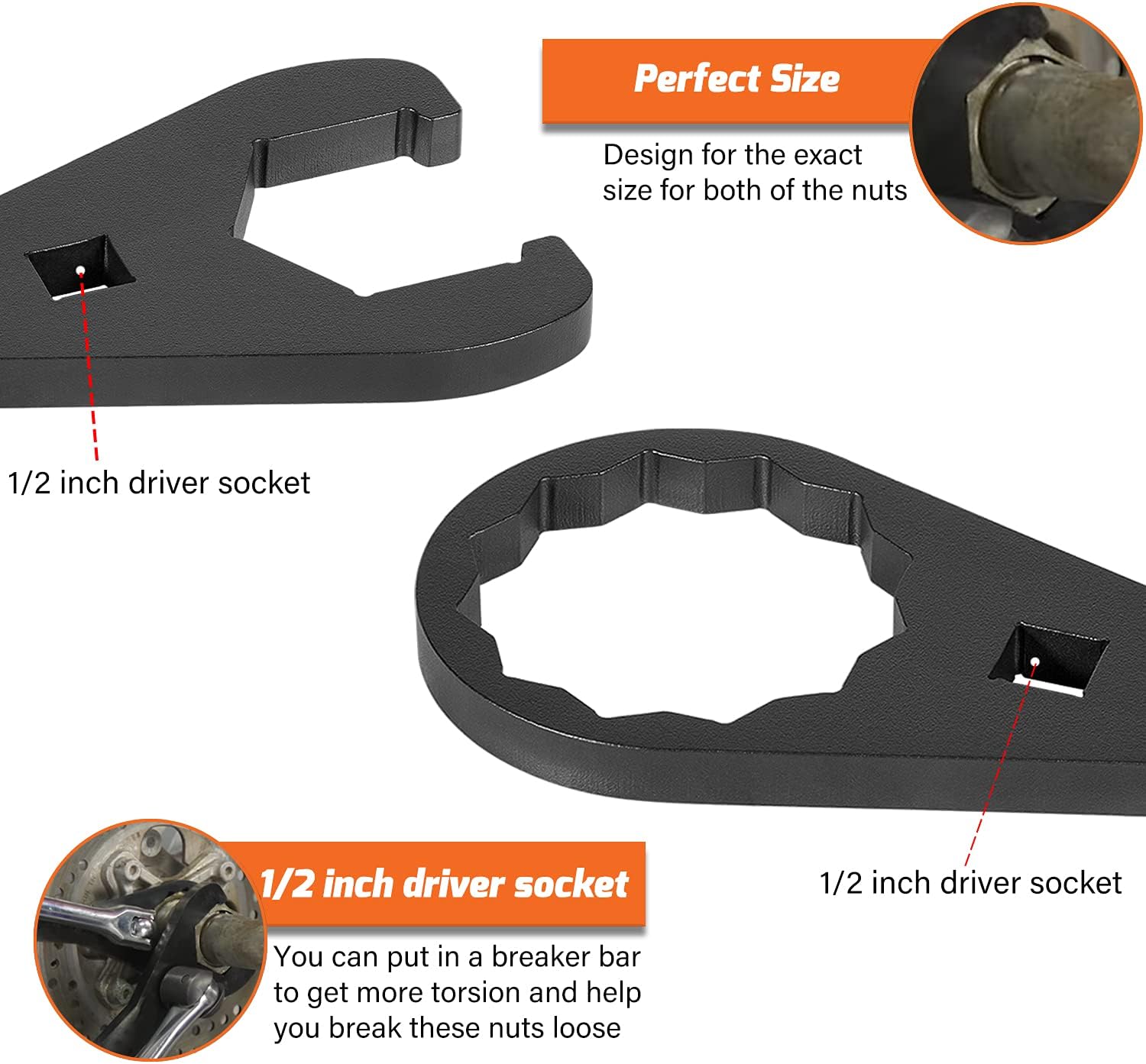 ATV Axle Wrench Set Pack of 2 Q25531
