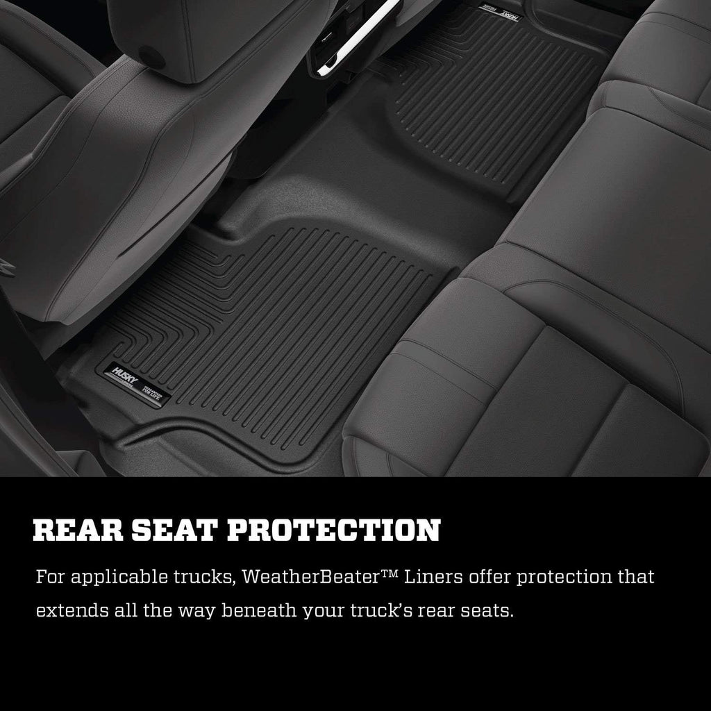 Black Front Floor Liners 2 Pcs X857463